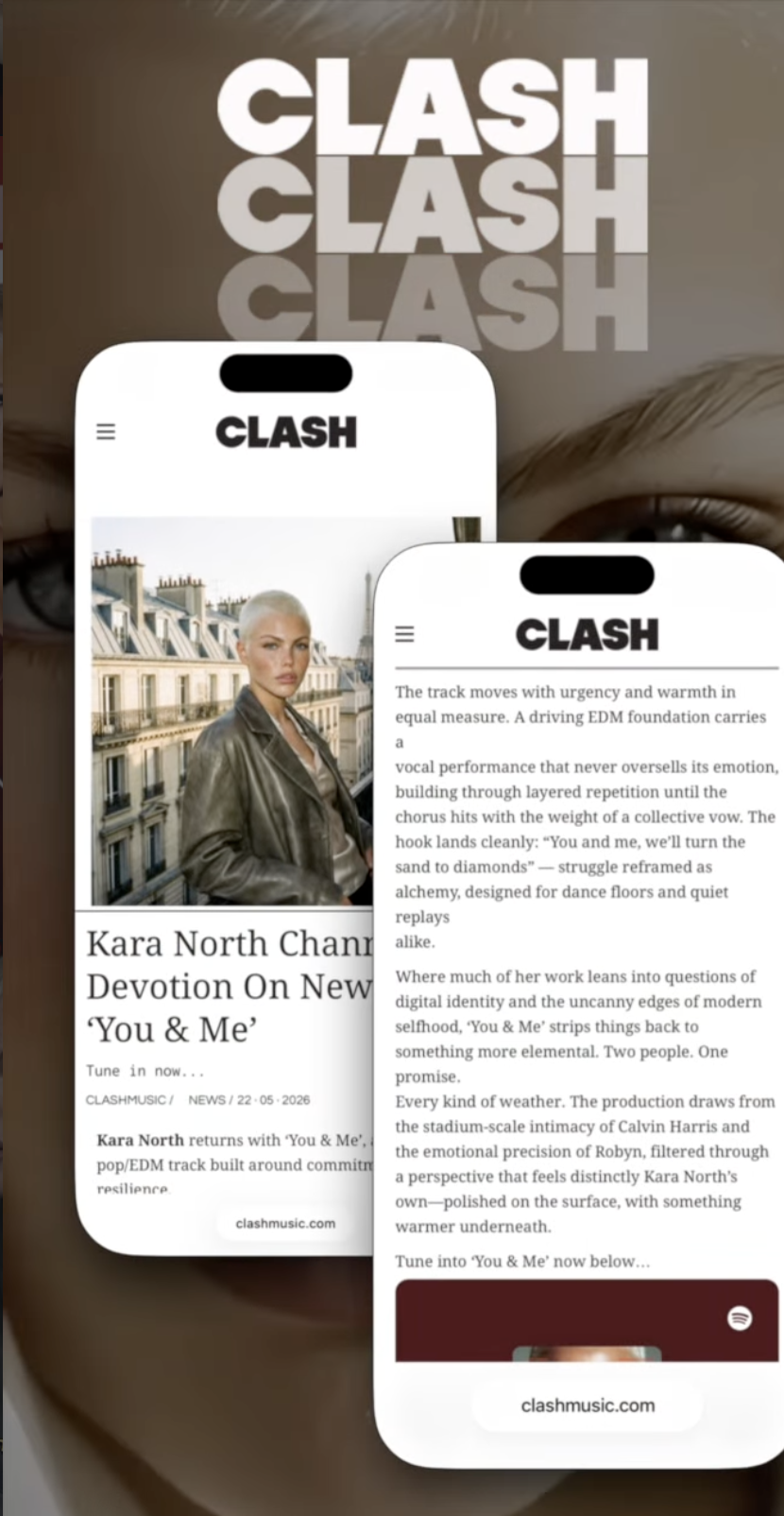 CLASH feature covering Kara North