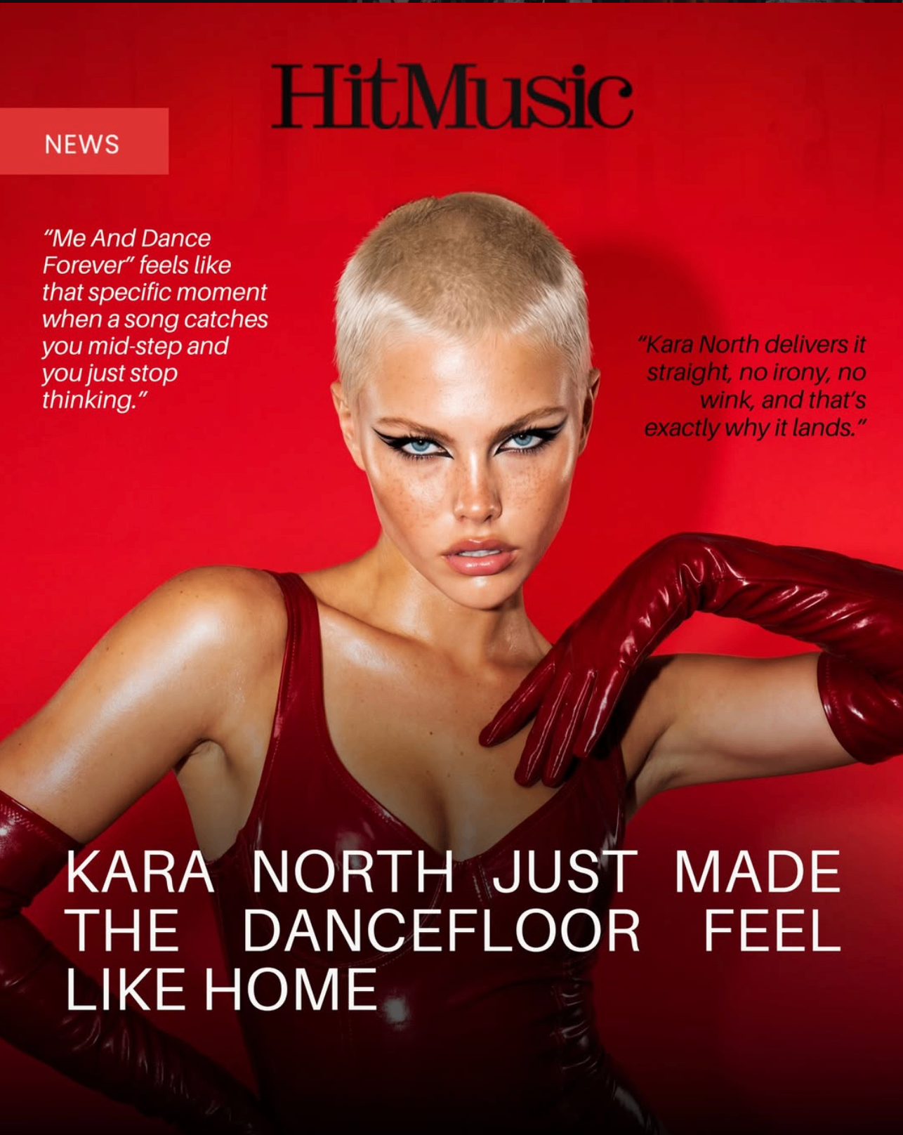 HitMusic feature covering Kara North